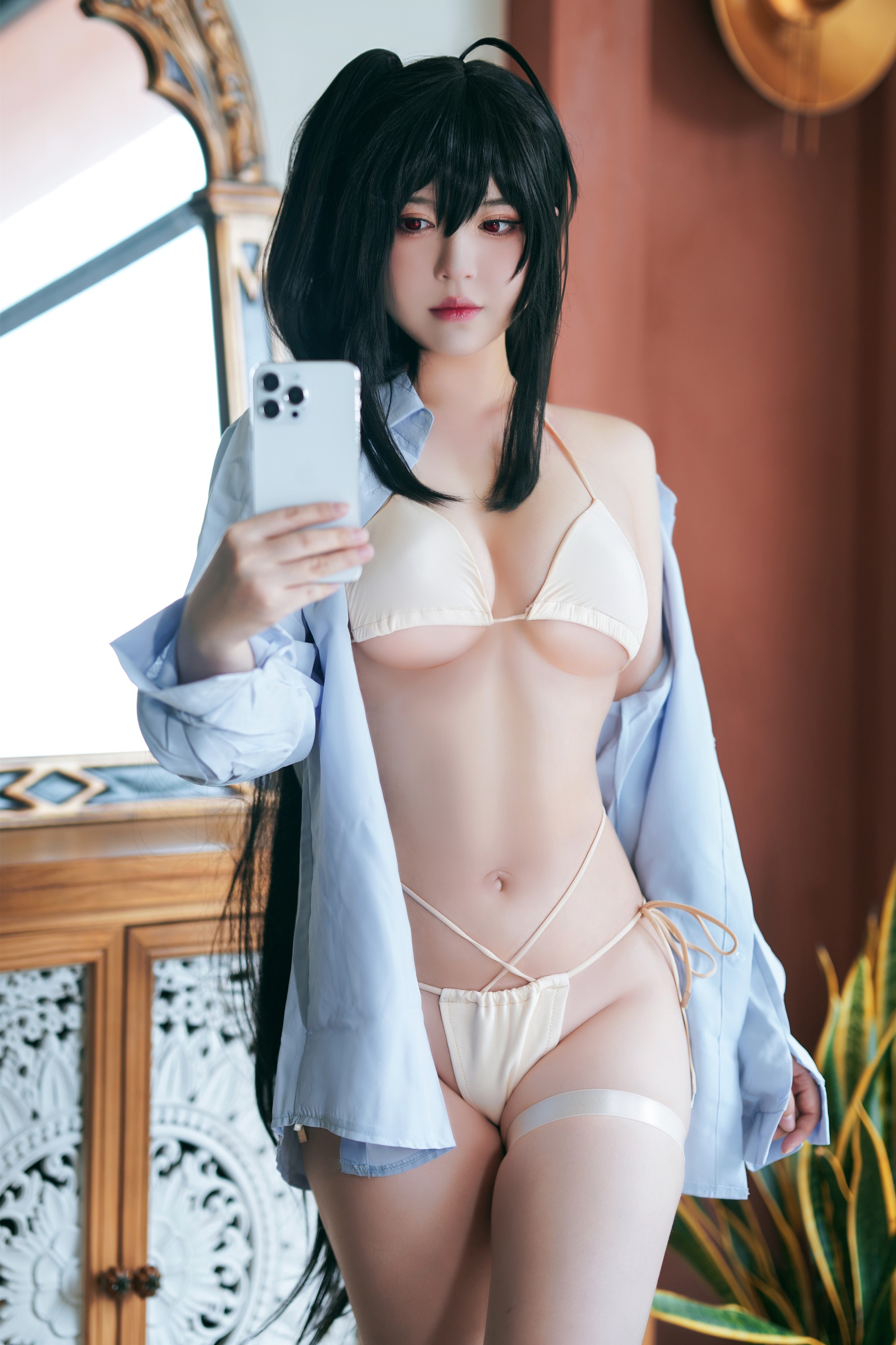 图片[1]-半半子 – NO.066 碧蓝航线 大凤L2D泳装[56P]-XikXak